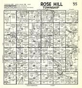 Rose Hill Township, Long Lake, Carey Lake, Cottonwood County 1950c